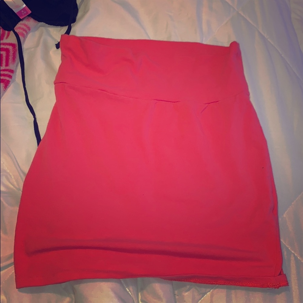 A skin tight skirt